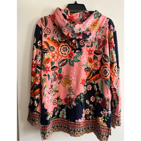 NWT Johnny Was Clarkwood High Low Pullover Hoodie - Picture 6 of 6